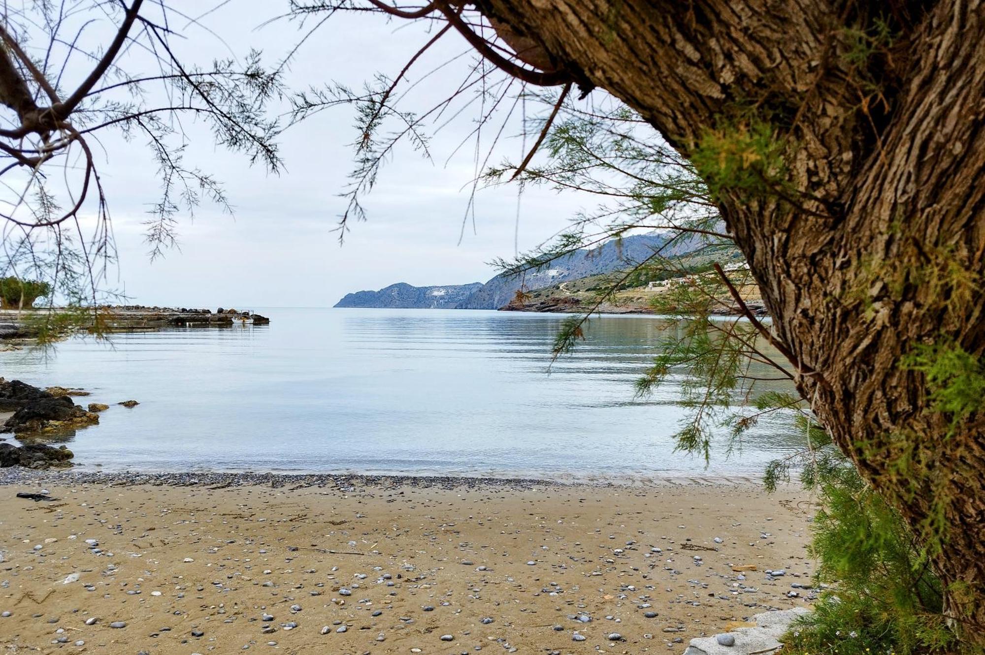 Tholos Alexandra'S Beachfront House Kavoúsion Exterior foto