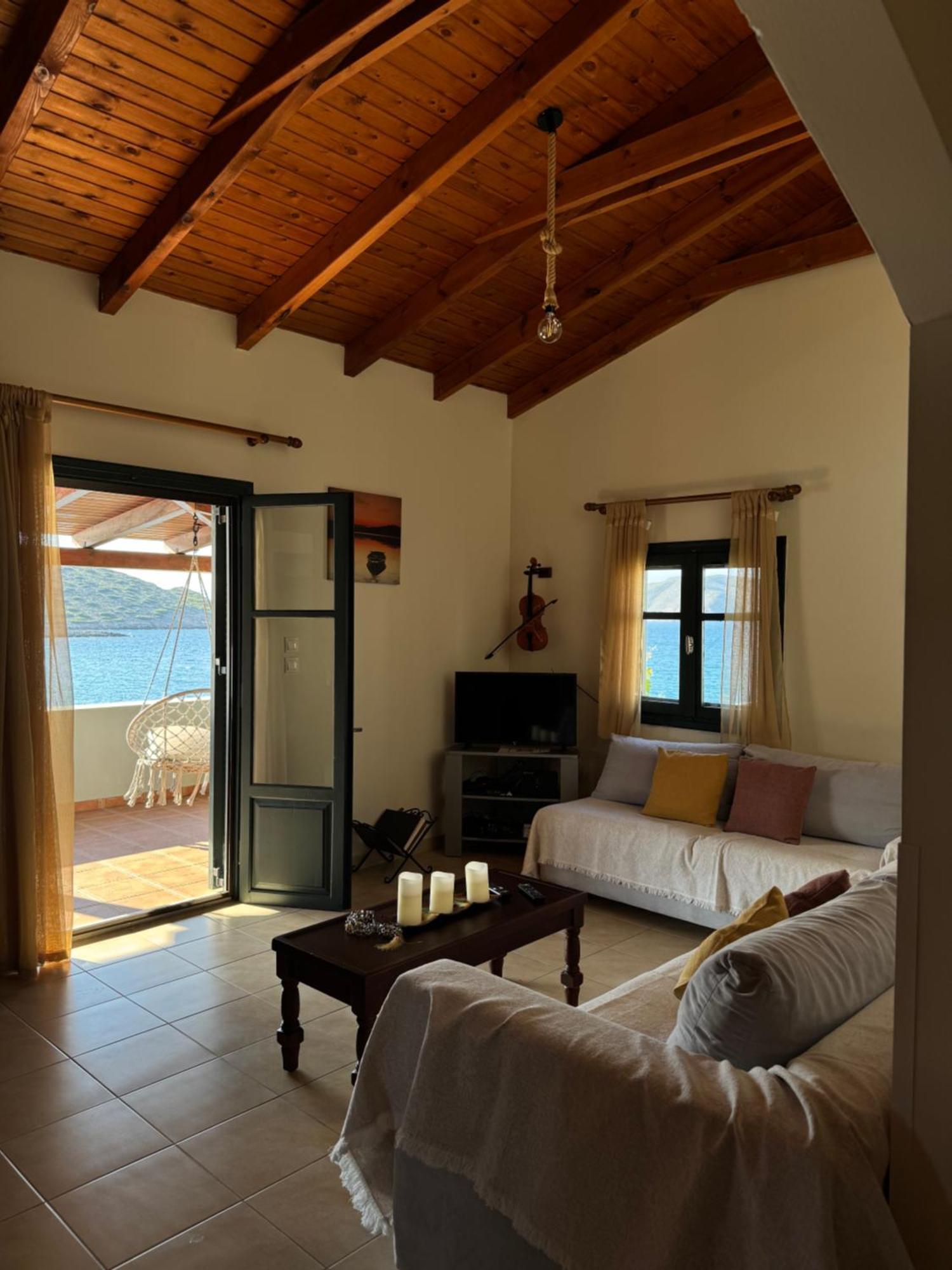 Tholos Alexandra'S Beachfront House Kavoúsion Exterior foto